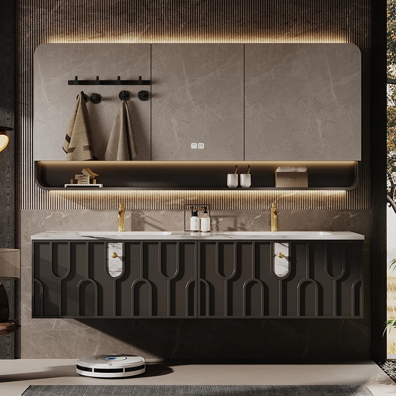 铂帝斯卫生间洗漱台 洗漱台组合柜一体盆FG017洗漱台洗手台