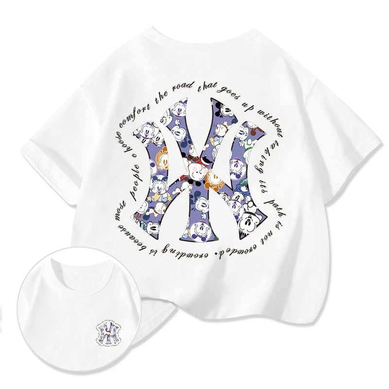 支持鉴定重磅新疆长绒棉短袖童装圆领儿童纯棉T恤童装409