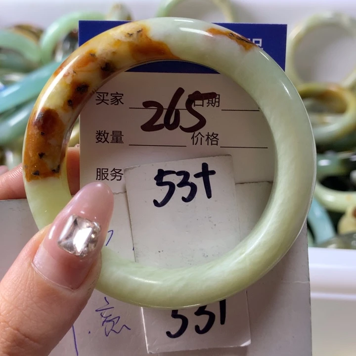 蛇纹石玉手镯未镶嵌265