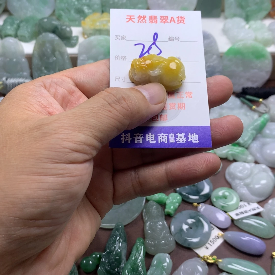 颈饰未镶嵌翡翠缅甸A货翡翠