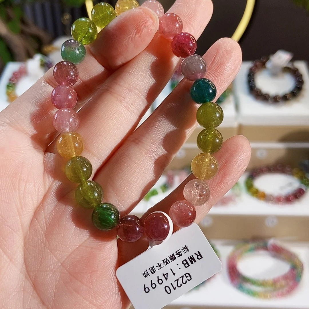 手串未镶嵌碧玺G2210素圈颜色微差