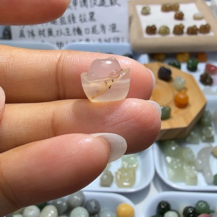 葡***0未镶嵌和田玉珠宝半成品