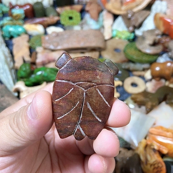 和田玉未镶嵌颈饰62