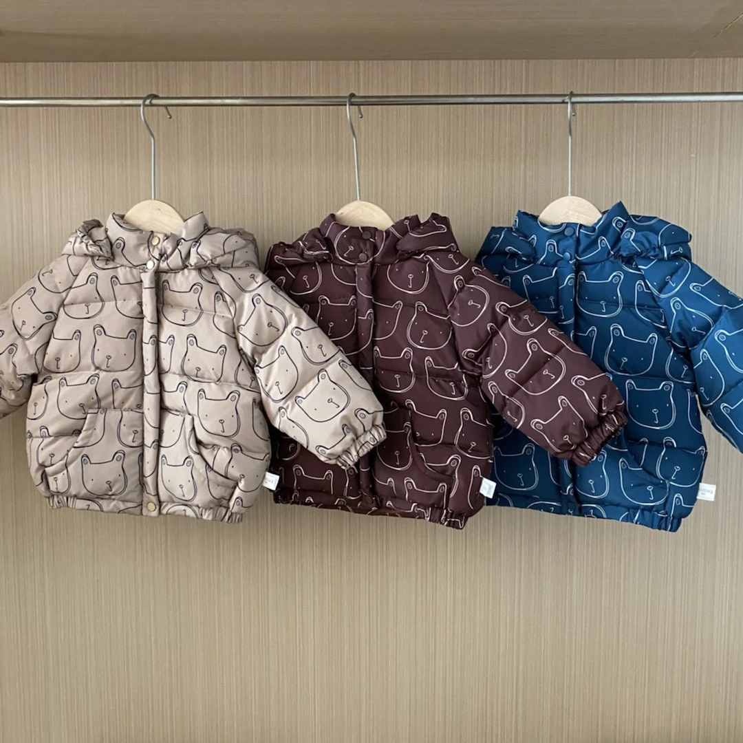 婴幼儿满印小熊羽绒服yz63010
