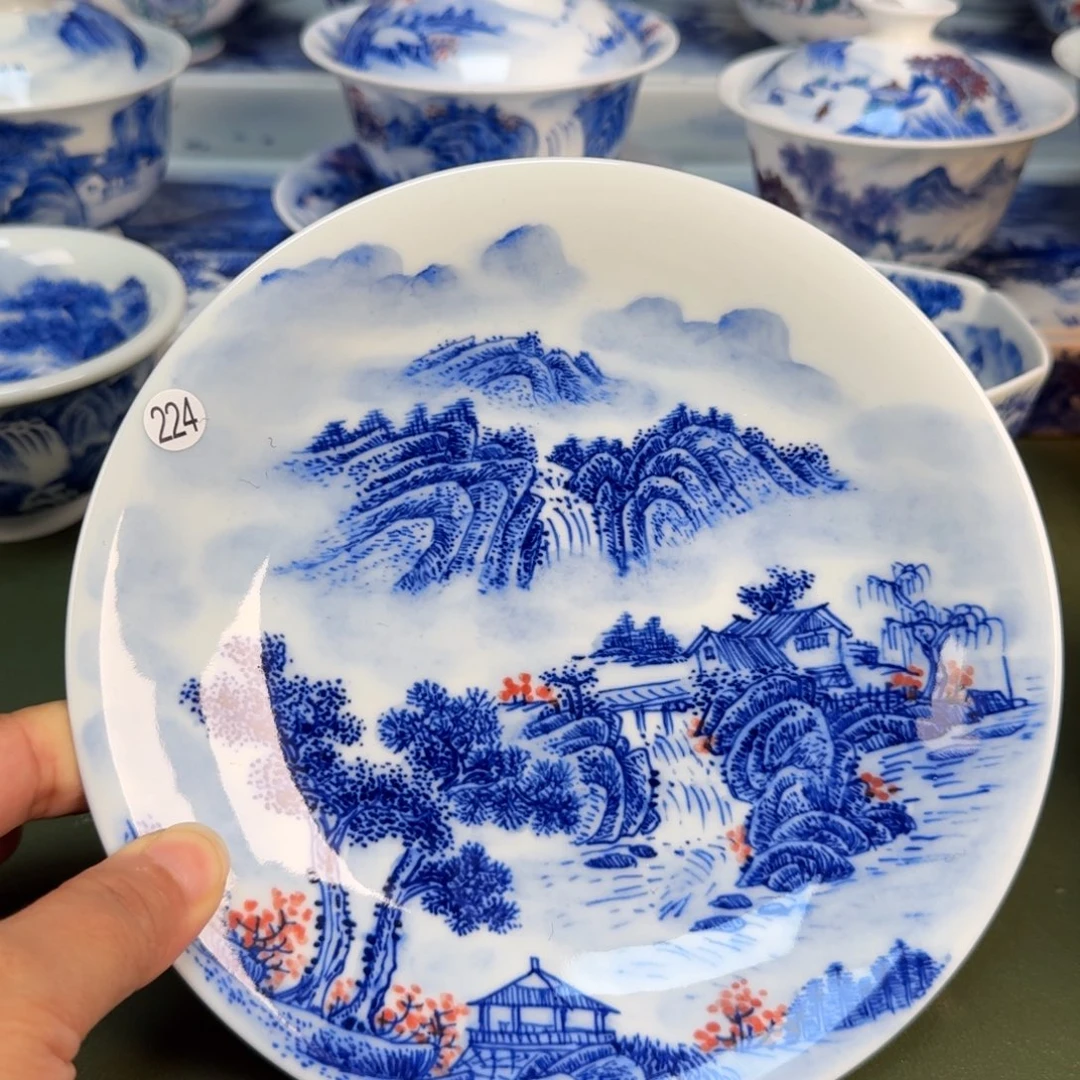 景德镇纯手绘茶具圆圆224