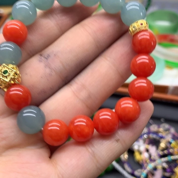 合金颈饰玛瑙/玉髓吊坠