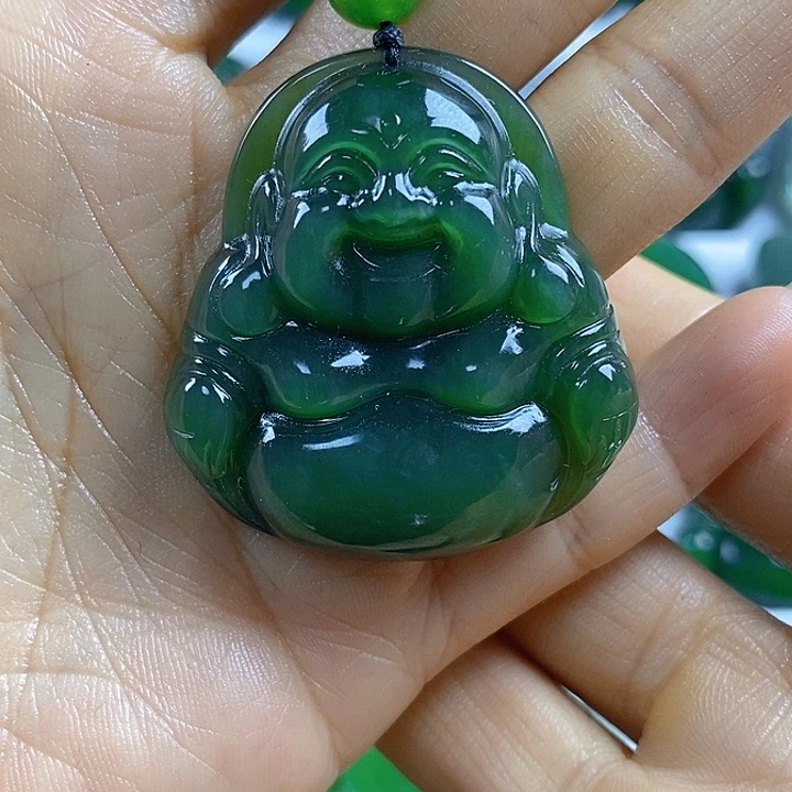 吊坠(不含链)未镶嵌和田玉（碧玉）41