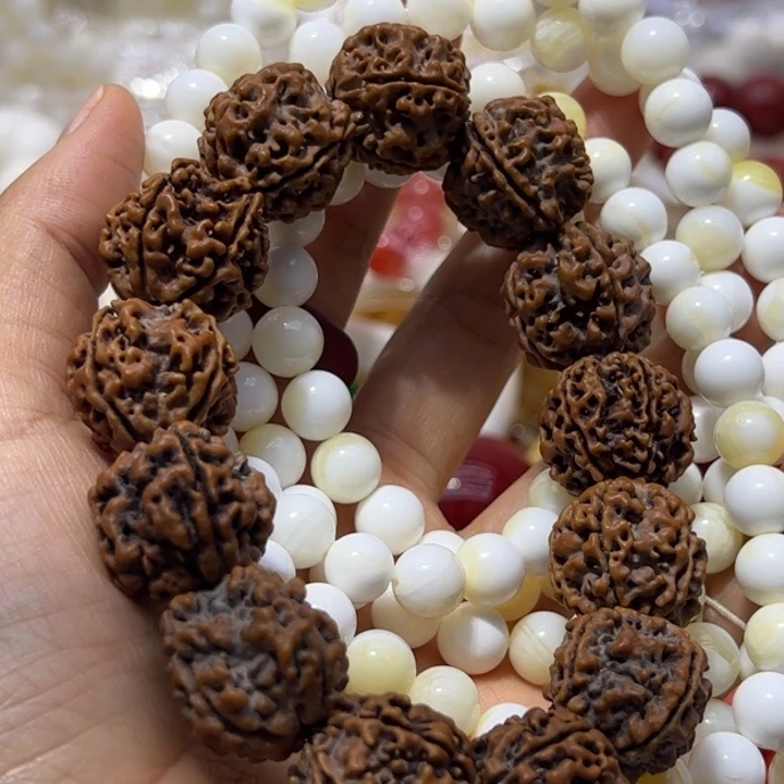 核桃手串/手链1.0/108带黄全品