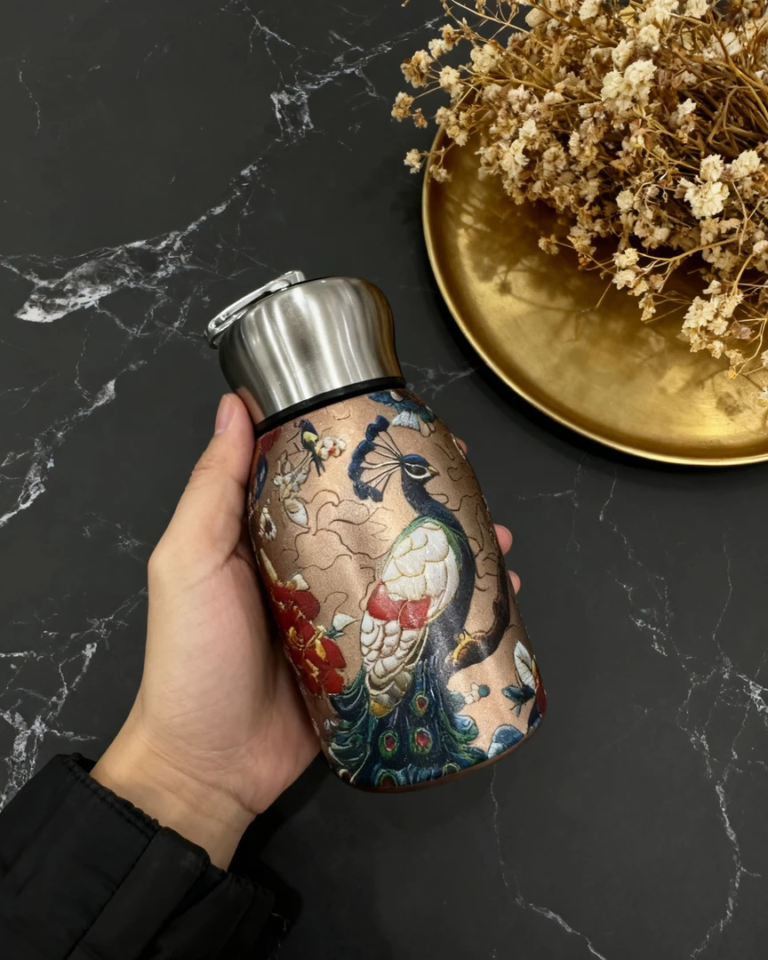 【孔雀】保温杯