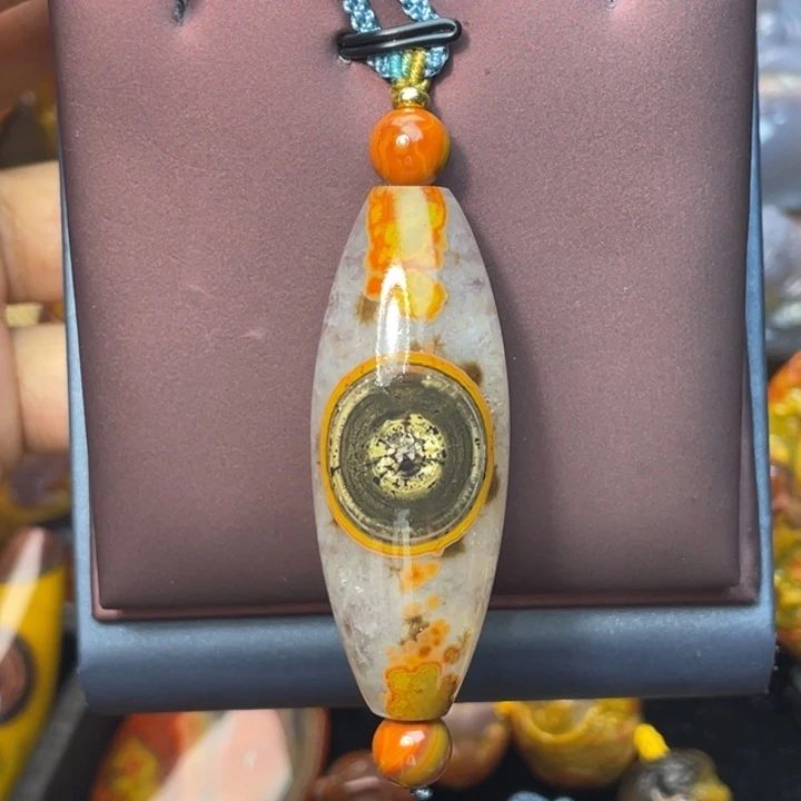 玛瑙/玉髓未镶嵌珠宝奇石品质天眼天珠福利，谢绝砍价
