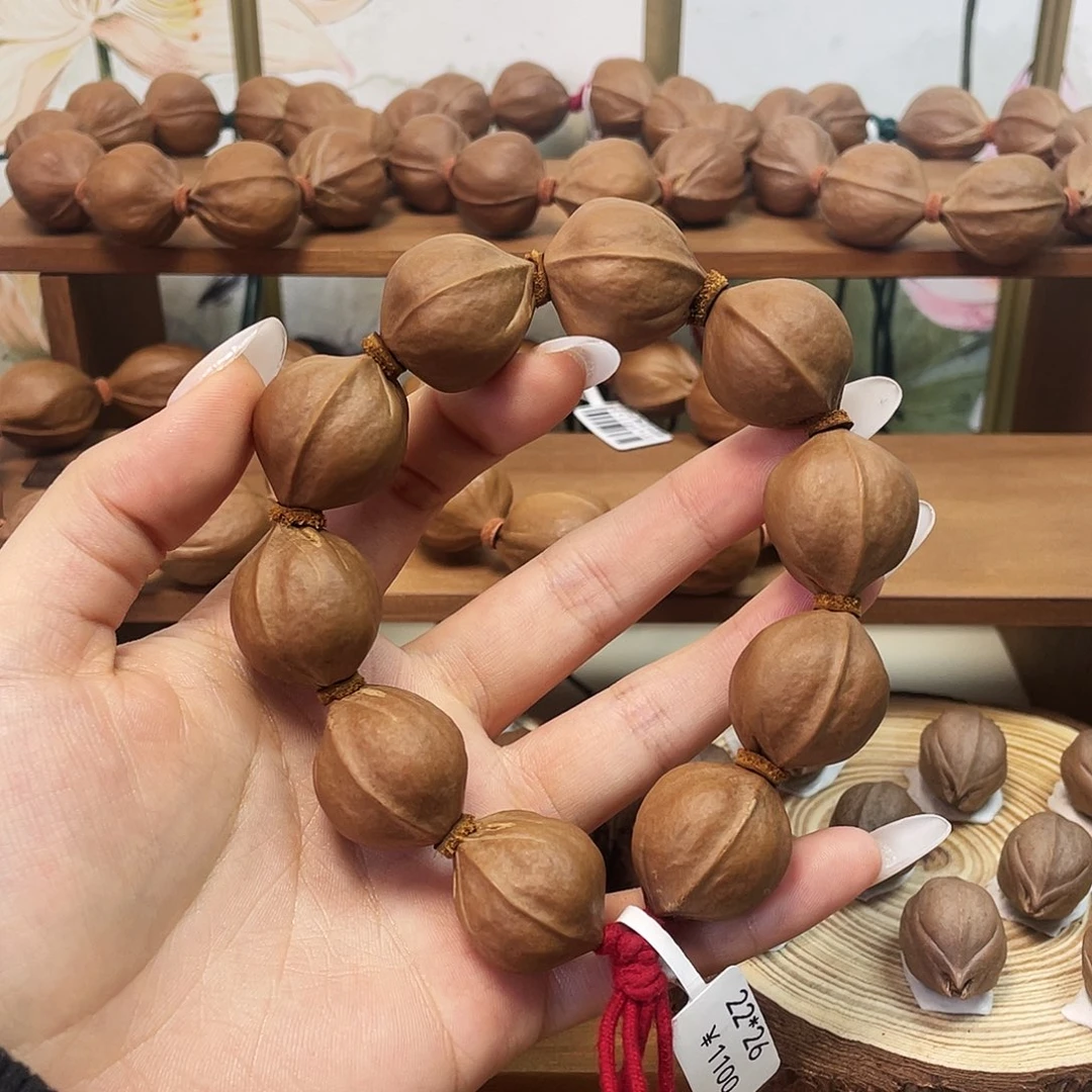 鱼***进橄榄核手串/手链2226梅林铁核