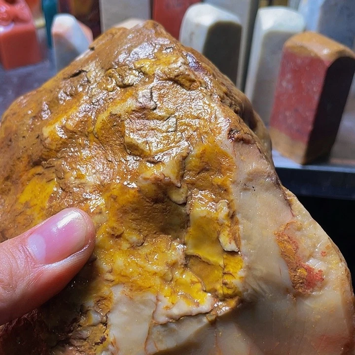 寿山石幸***！寿山石的制作