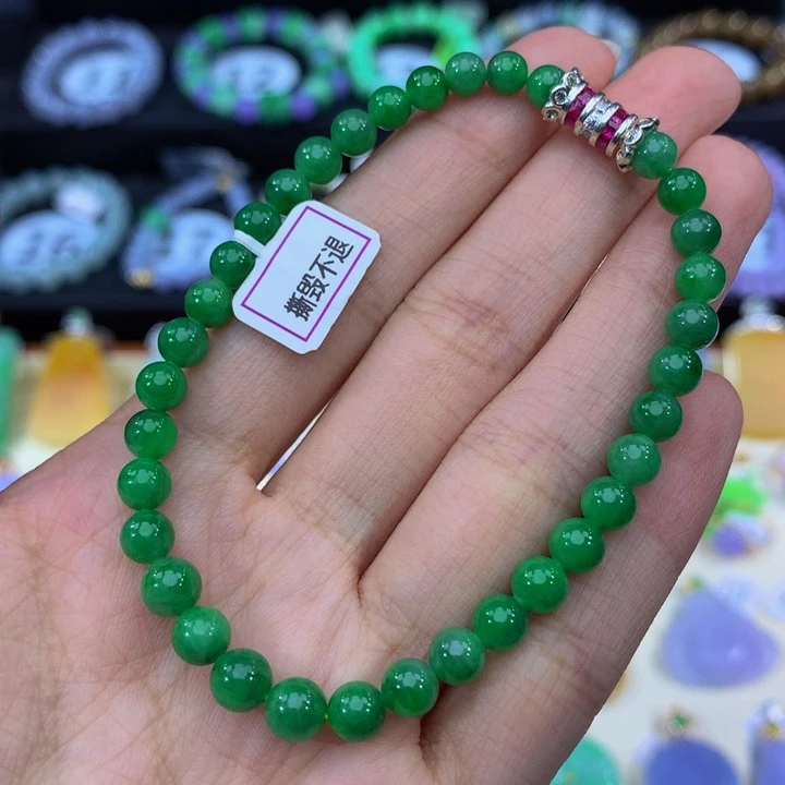 未镶嵌手链翡翠翡翠