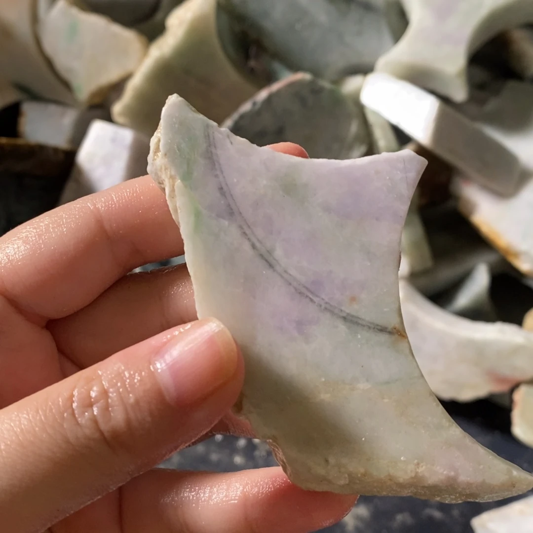 颈饰未镶嵌翡翠天然翡翠