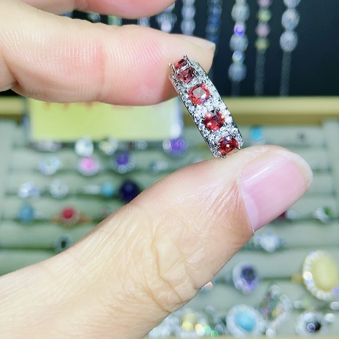 【闪购商品】未镶嵌戒指石榴石