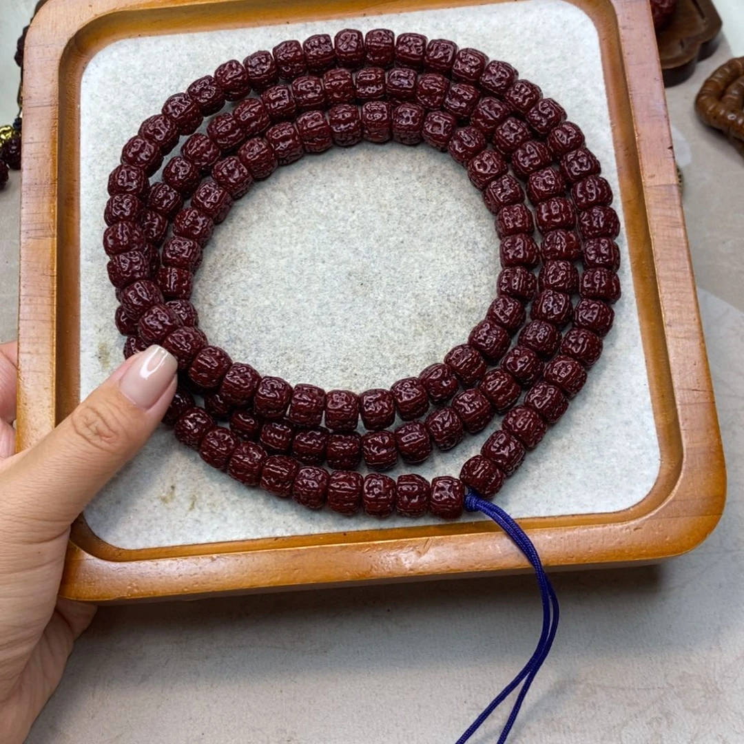 过***劲吊坠金刚菩提一代龙108 11