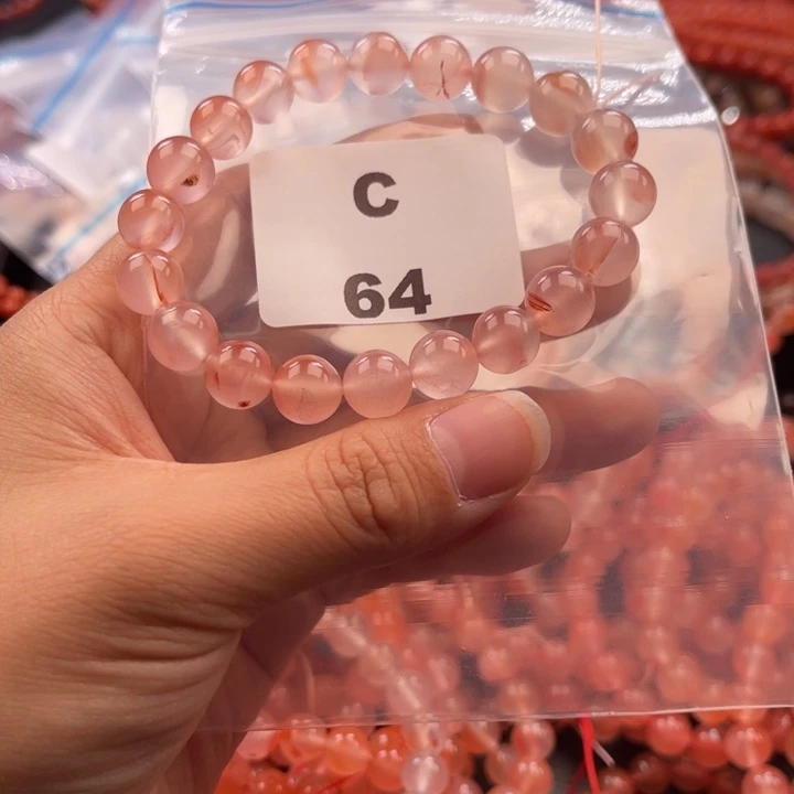 南红玛瑙未镶嵌多样性发货默认微瑕称重9mm