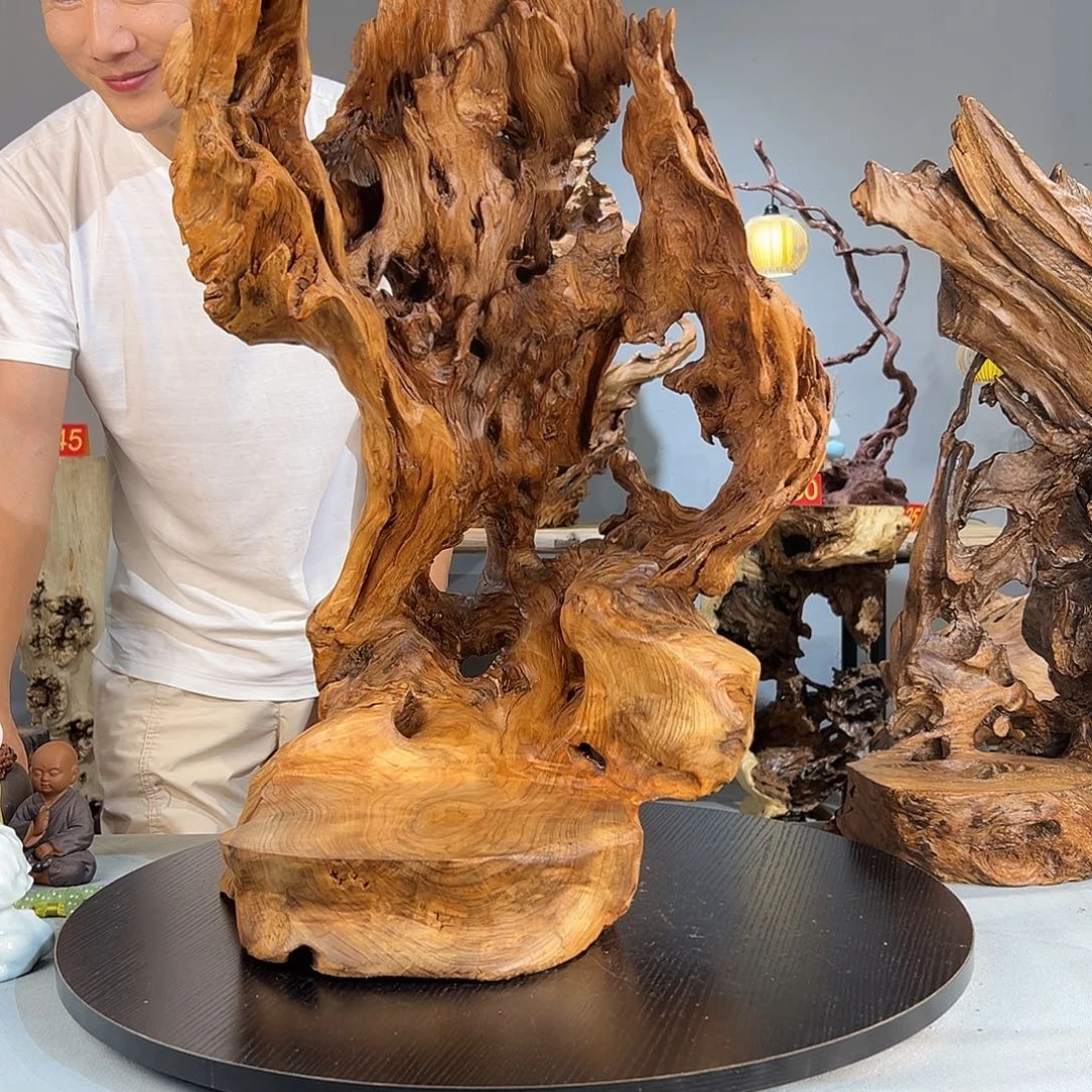老***K香榧木皖南根雕333自然一体