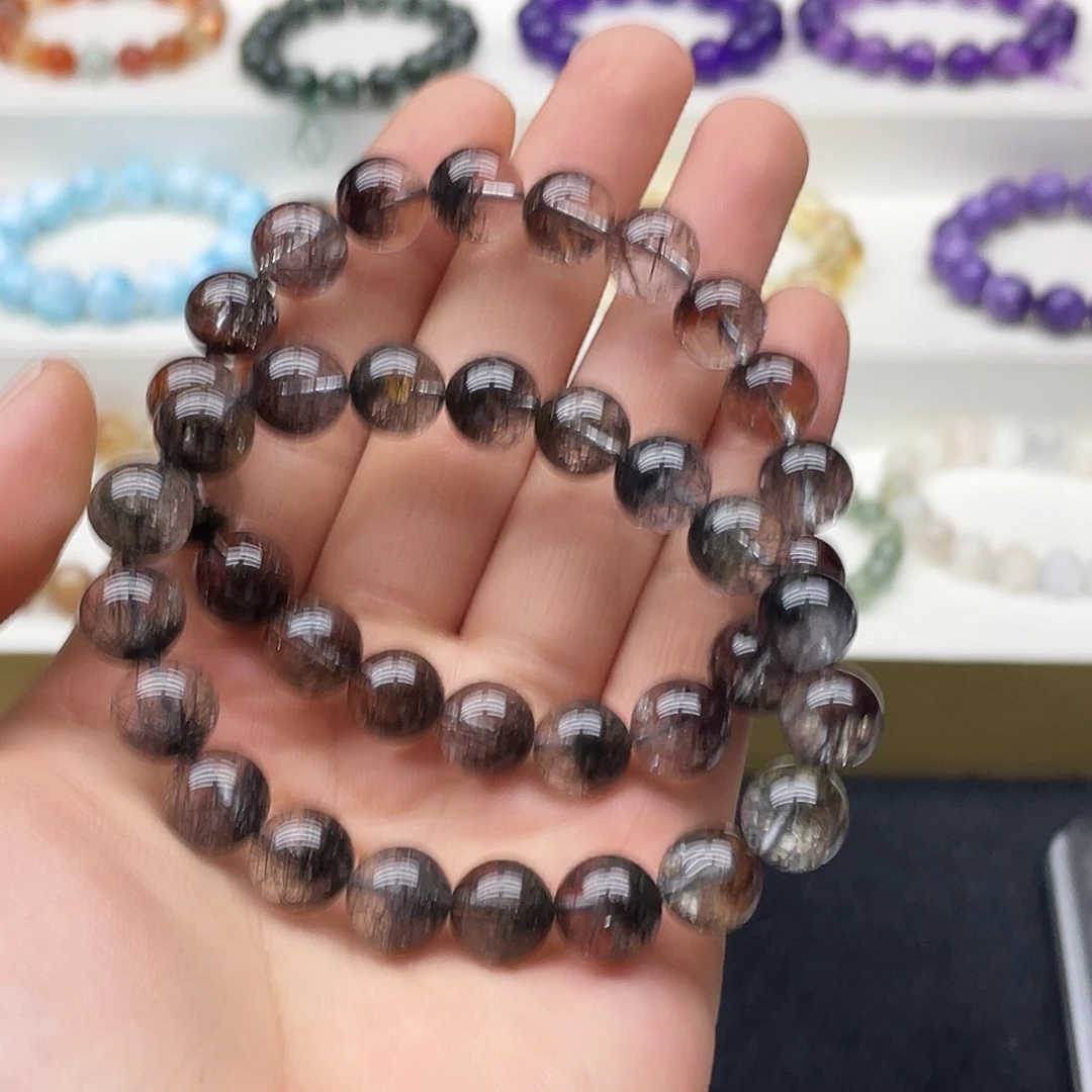 水晶手链未镶嵌发晶幽灵共生10.9多样子任发其一