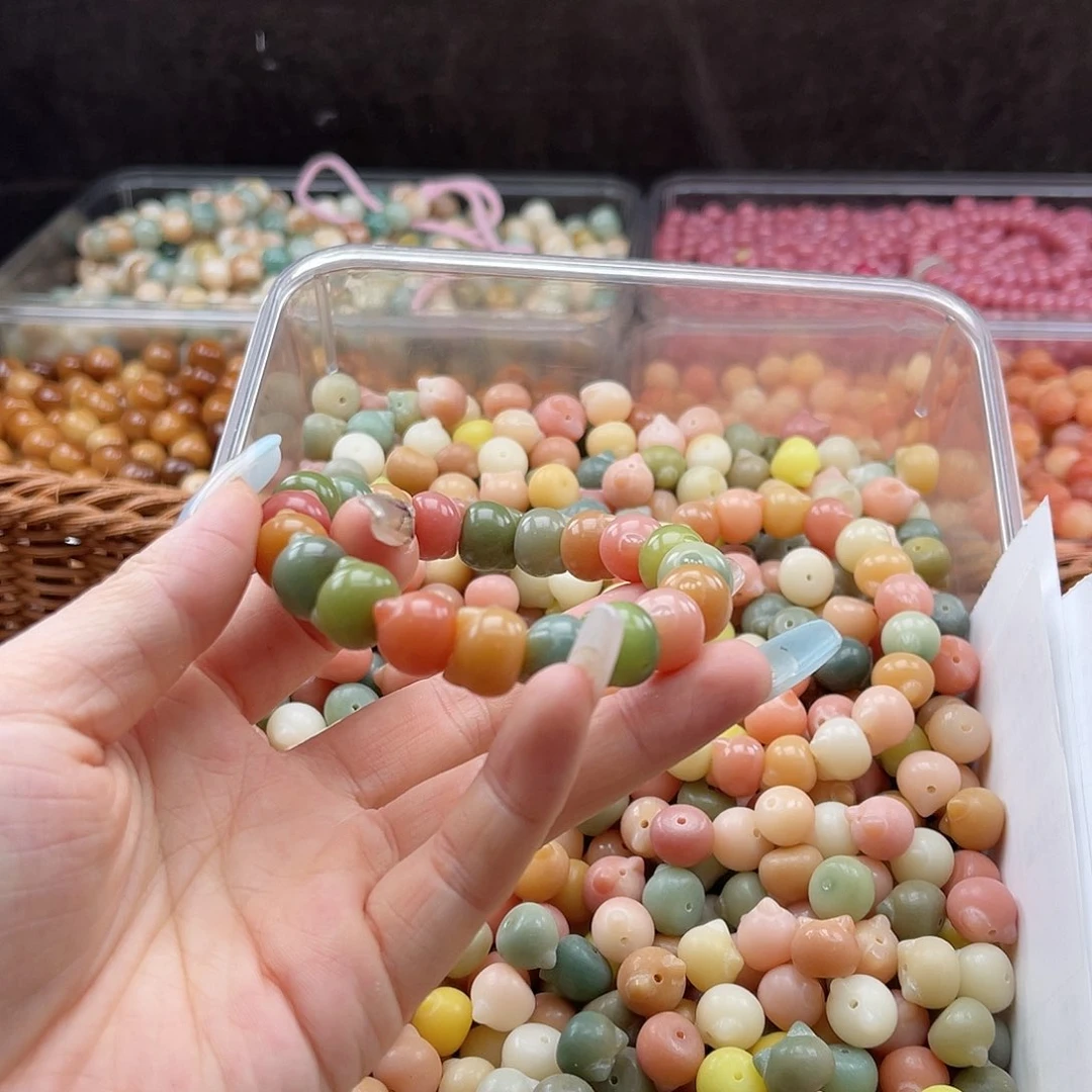 白玉菩提吊坠q12mm/20+5颗