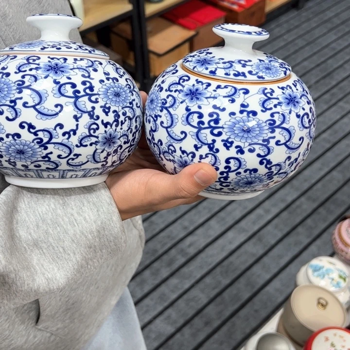 茶叶罐陶瓷家用储物罐轻微瑕疵品介意勿拍