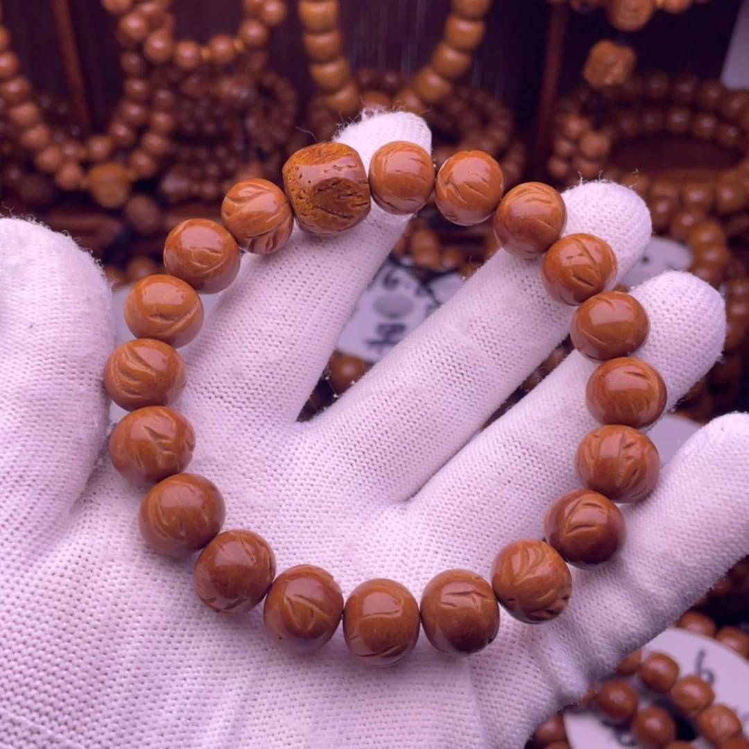 【闪购商品】吊坠桃核12➕苹果圆龙纹