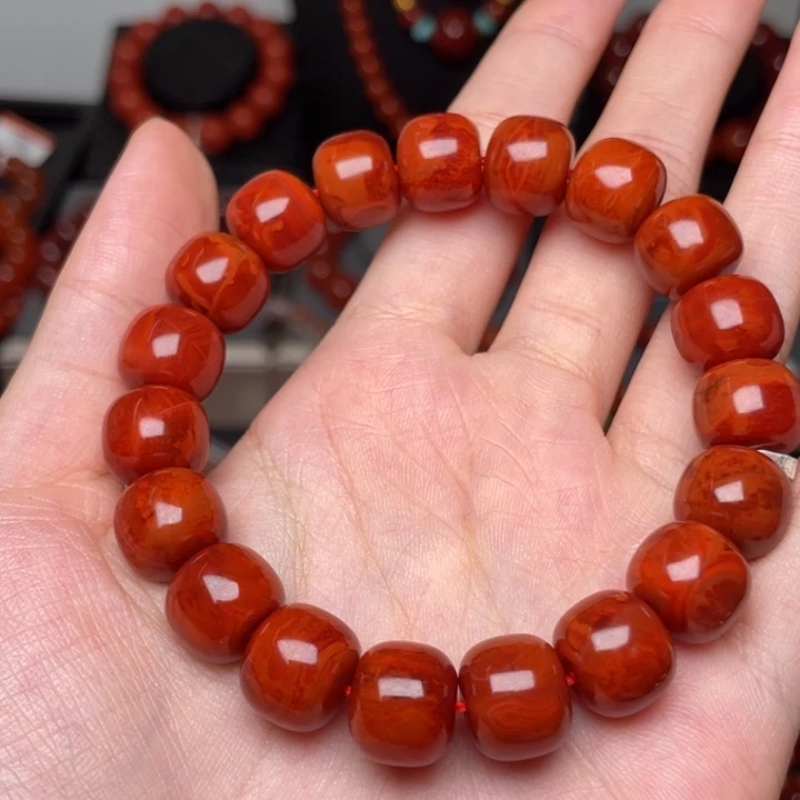 手链未镶嵌南红玛瑙品**鱼