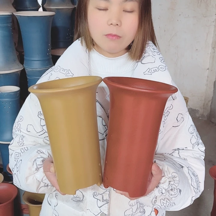 紫砂宜兴紫砂花盆