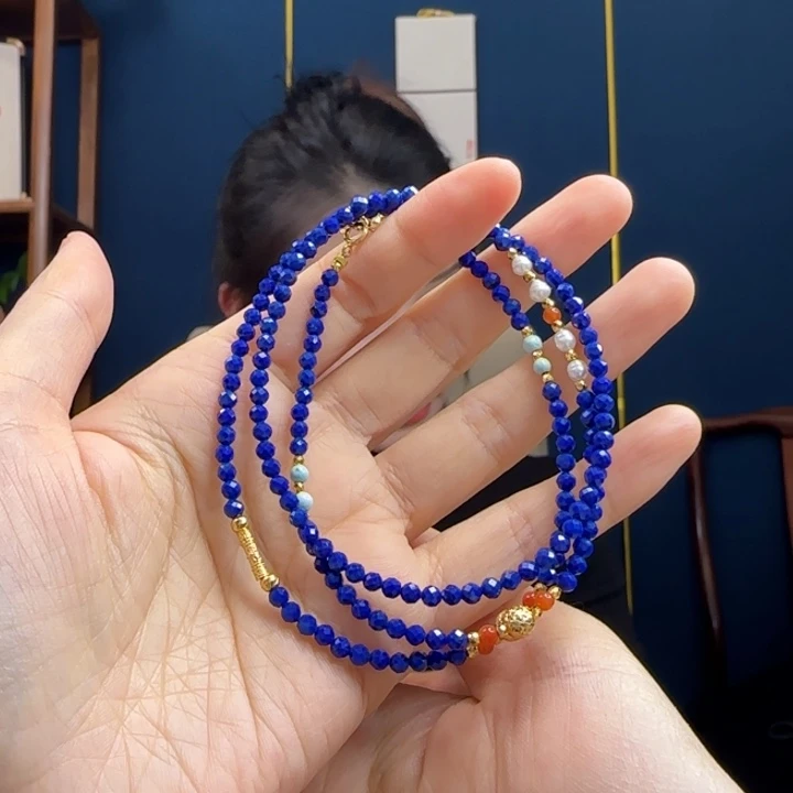 青金石项链未镶嵌