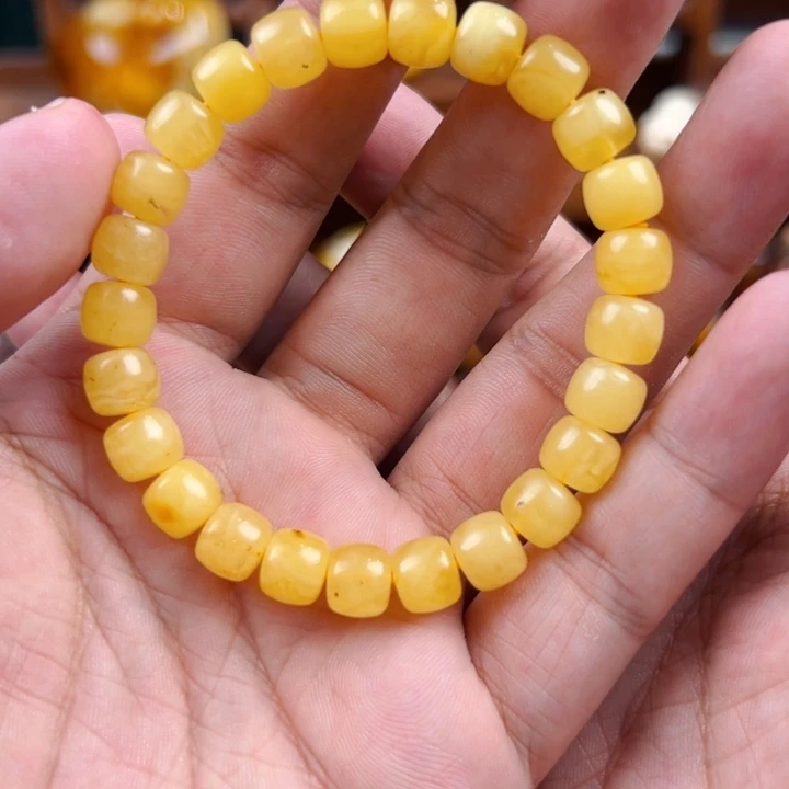 未镶嵌琥珀手链蜜蜡