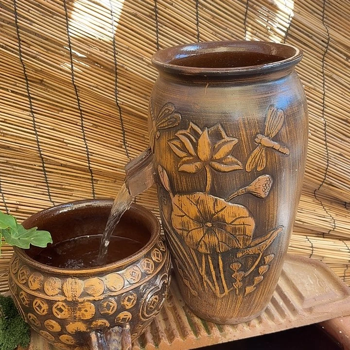 粗陶口径19/39，20/16进水口2.5厘米