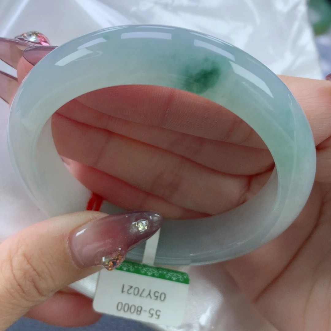 翡翠手镯未镶嵌55.3正圈