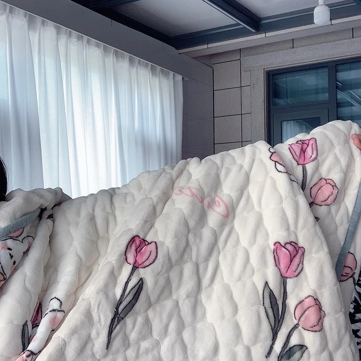 羊驼毛小兔子夹棉床笠150