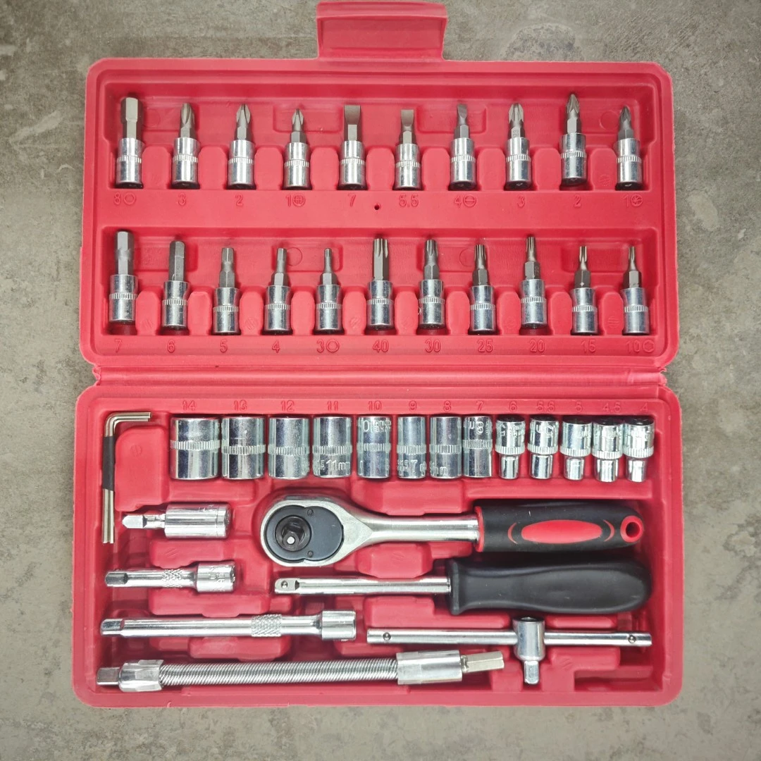 【张歌严选】汽修套筒46件套外壳颜色随机发工具46PC多功能套筒