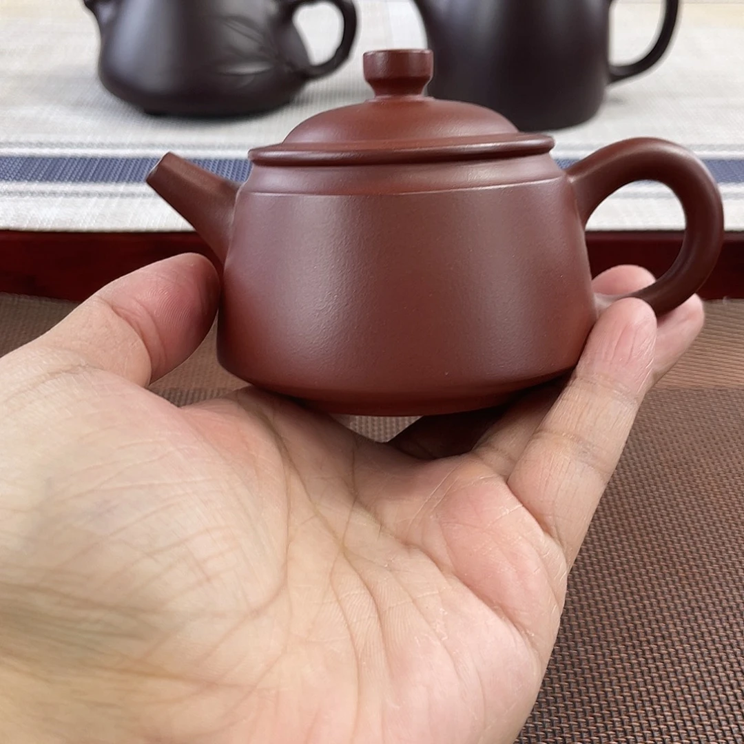 壶紫砂原矿龙血砂金钟150cc