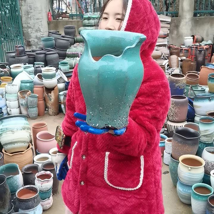 红陶口19高27瑕疵