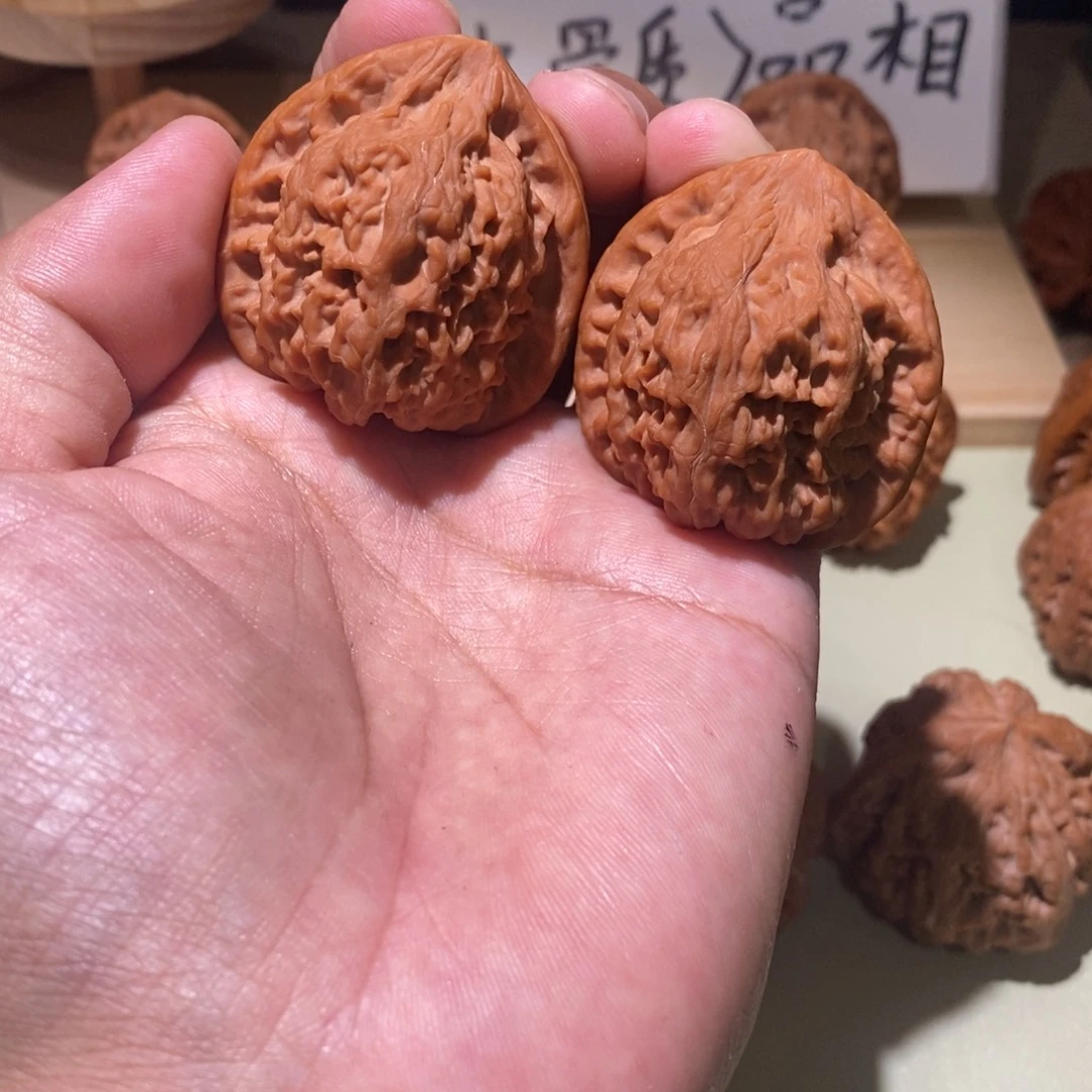 最***皮桃核把件红狮子40全品无修