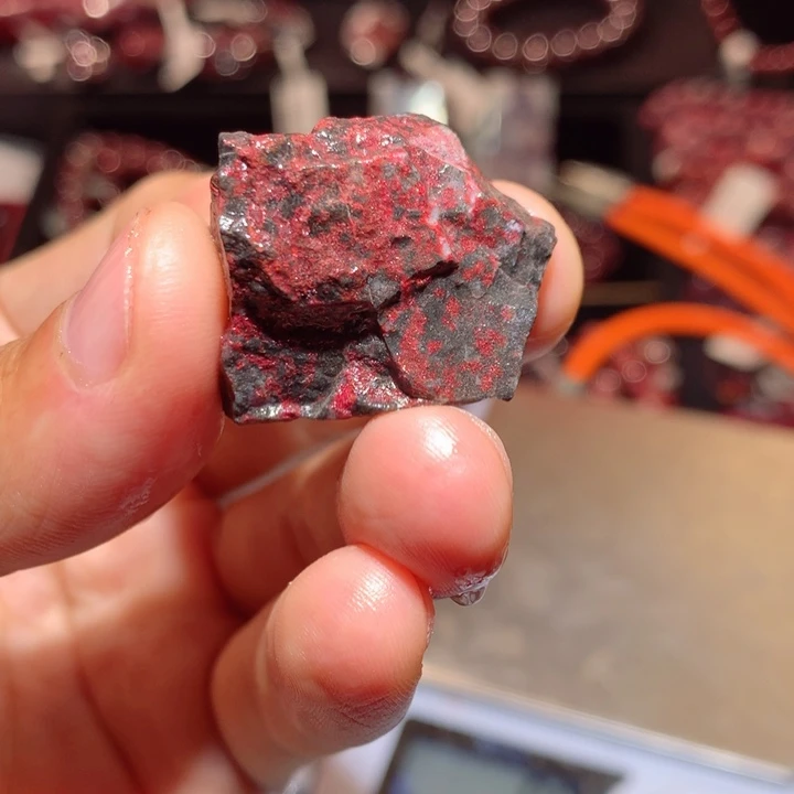 天然辰砂毛料天然原石