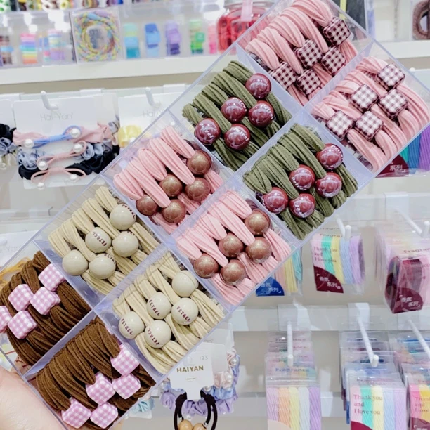 【HY-12184】发五卡 发圈可爱女童儿童配饰发绳发饰