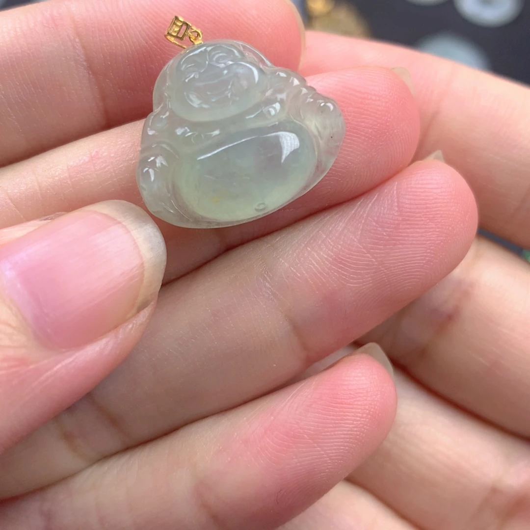 【闪购商品】颈饰18K金镶嵌翡翠翡翠