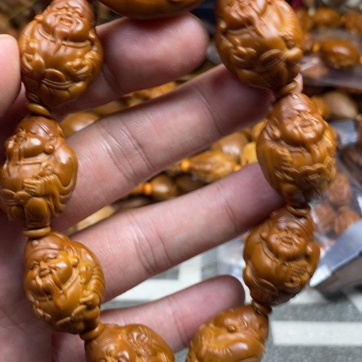 橄榄核手串/手链橄榄核雕工艺手串