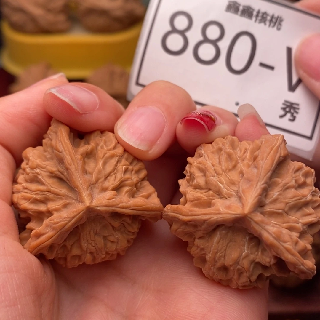 桃核把件盘山奔36……