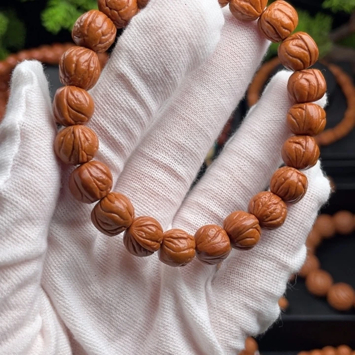 勇***前桃核吊坠精品单圈