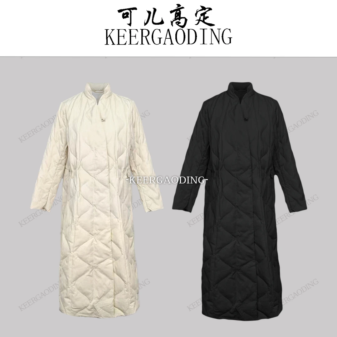 【可儿•高定】高端新中式设计师款加厚长款鹅绒服大衣BT-6258350-M