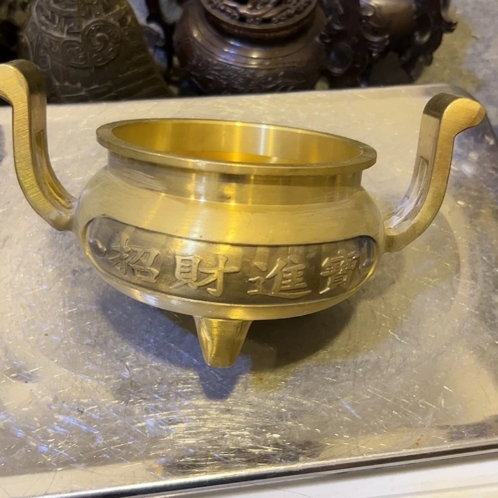 是***5黄铜摆件，文房工艺品摆件