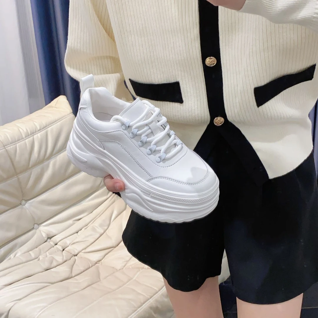 【天邑严选】厚底小白鞋AB23588