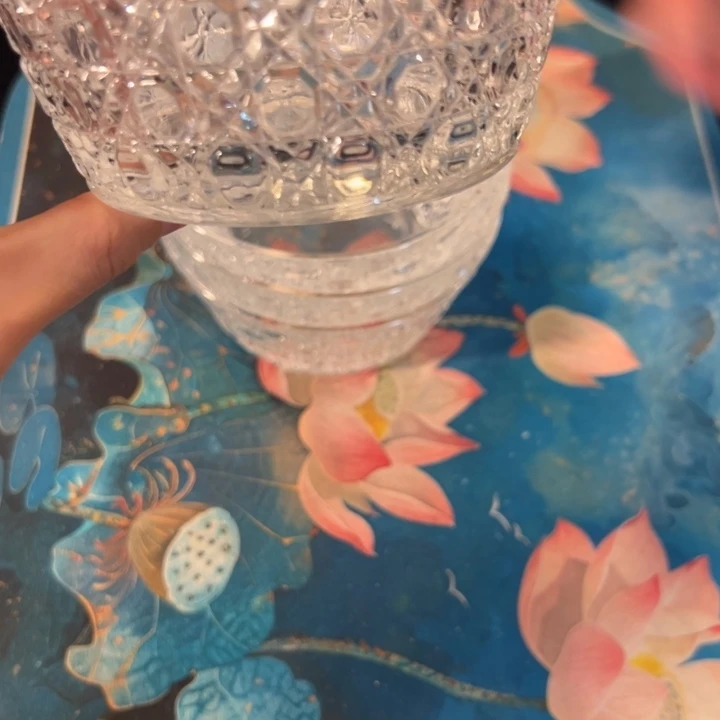 水晶玻璃外贸出口，四个