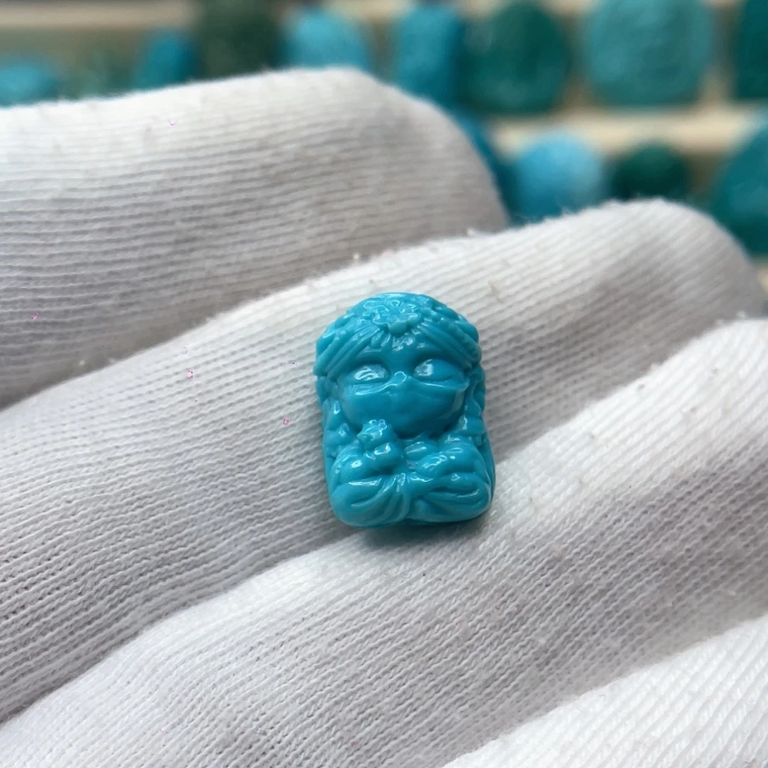 丫***座未镶嵌绿松石颈饰