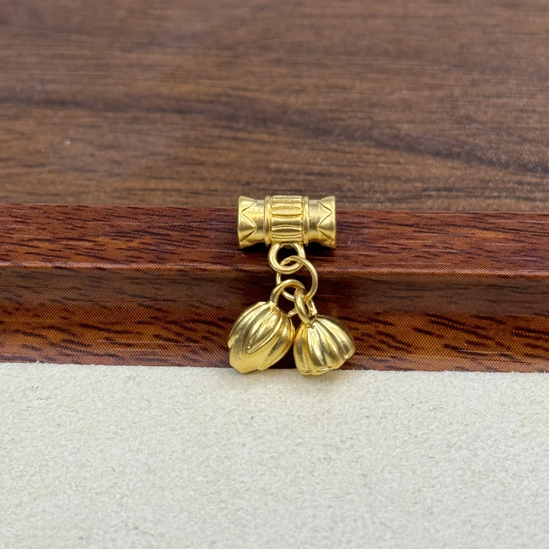 吴芳芳黄金足金999带管两世欢DP0294-0460