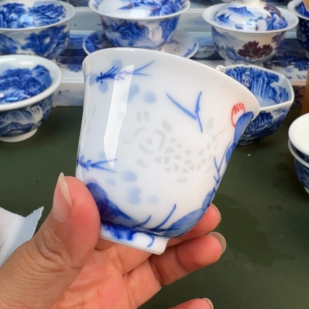 景德镇纯手绘茶具圆圆221